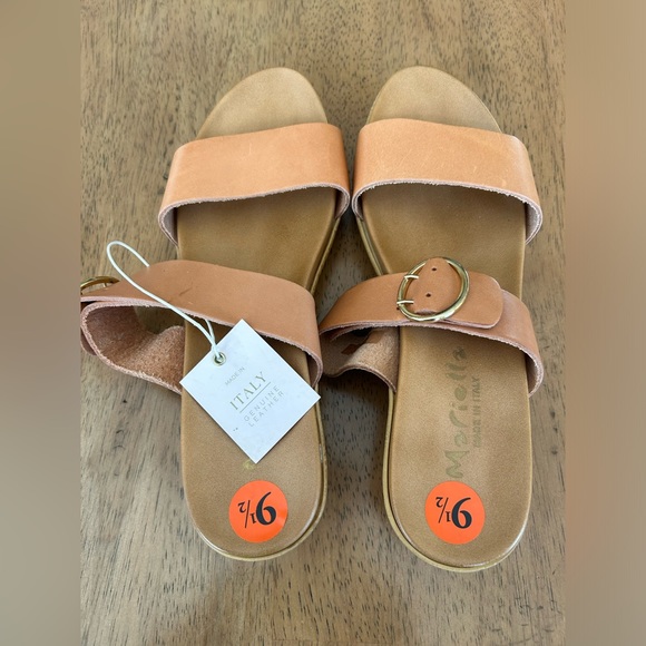 NWT Mariella leather strap sandals size 9.5 - Picture 3 of 4